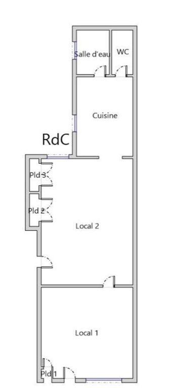 BOUTIQUE A LOUER - CHAZELLES SUR LYON - 48.14 m2 - 420 &euro; HC par mois