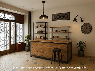 BOUTIQUE A LOUER - CHAZELLES SUR LYON - 80 m2 - 499 € HC par mois