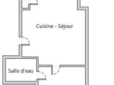 APPARTEMENT T2 A LOUER - CHAZELLES SUR LYON - 41.54 m2 - 349 &euro; charges comprises par mois
