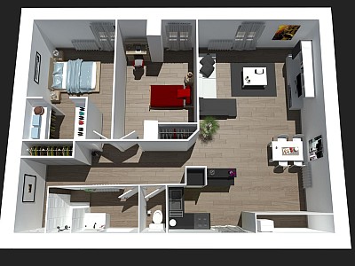 APPARTEMENT T3 A LOUER - CHAZELLES SUR LYON - 82.4 m2 - 610 € charges comprises par mois
