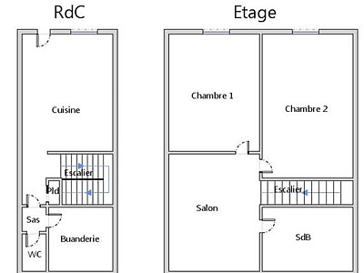 APPARTEMENT T3 A LOUER - CHAZELLES SUR LYON - 78.03 m2 - 495 € charges comprises par mois