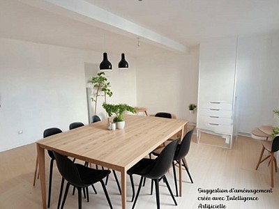 APPARTEMENT T3 A LOUER - CHAZELLES SUR LYON - 57.82 m2 - 520 &euro; charges comprises par mois