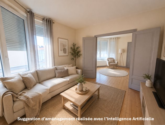 APPARTEMENT T4 A LOUER - CHAZELLES SUR LYON - 74.15 m2 - 560 &euro; charges comprises par mois